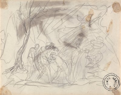 Sketch for Canidia and the Youth by George Romney